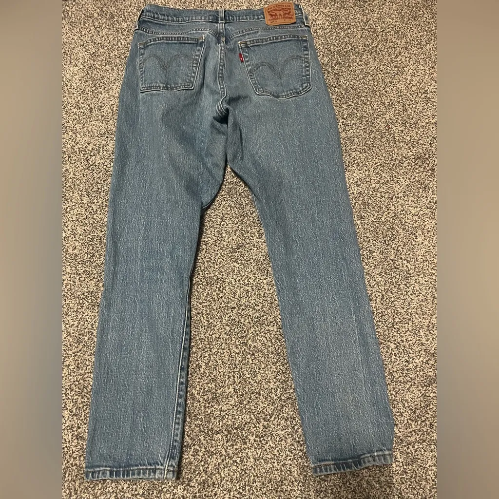 Levi's Light Blue Women's Straight Jeans 501 - Image 2