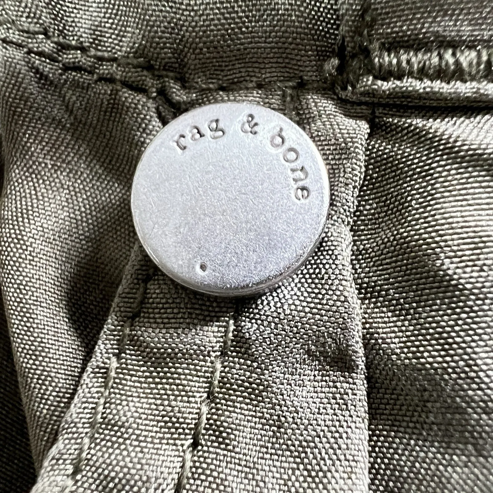 Rag‎ & Bone New York Women Sleeveless Trench Dress Olive Green Belted Utility Sm - Image 11