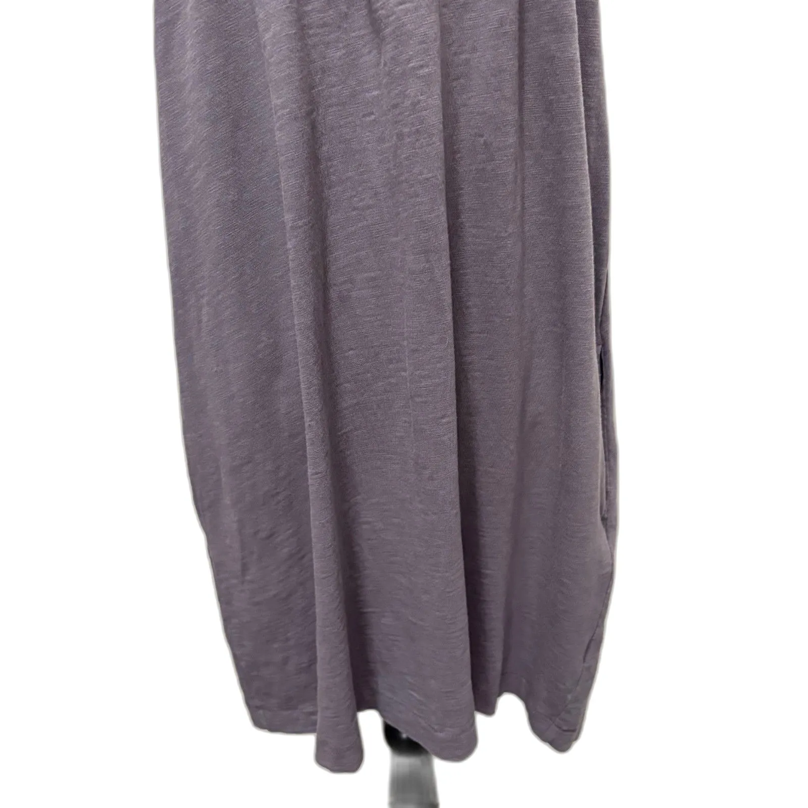 J. Crew Lace Tank Shift Dress Dusty Purple Cotton‎ Beachy Minimalist Size Medium - Image 3