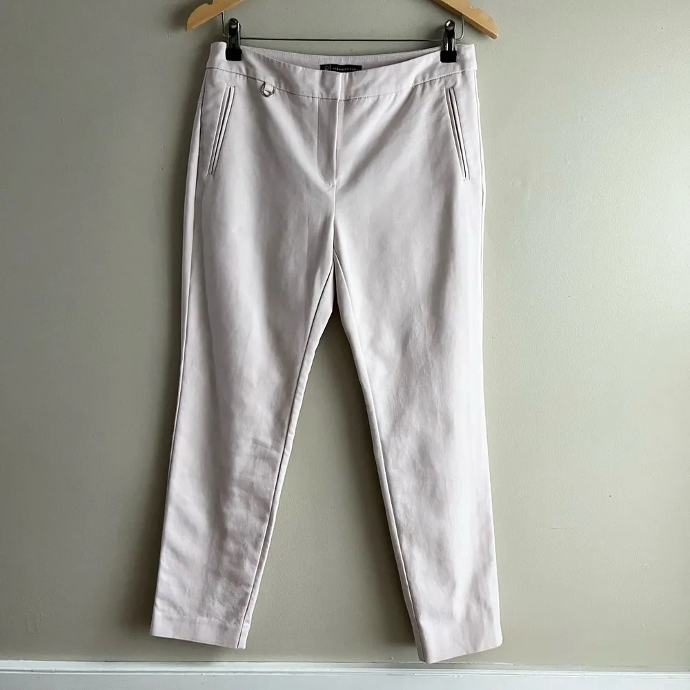 Adrianna Papell Blush‎ Pink Bi Stretch Kate Fit Pants Trousers, Size 6 - Image 2