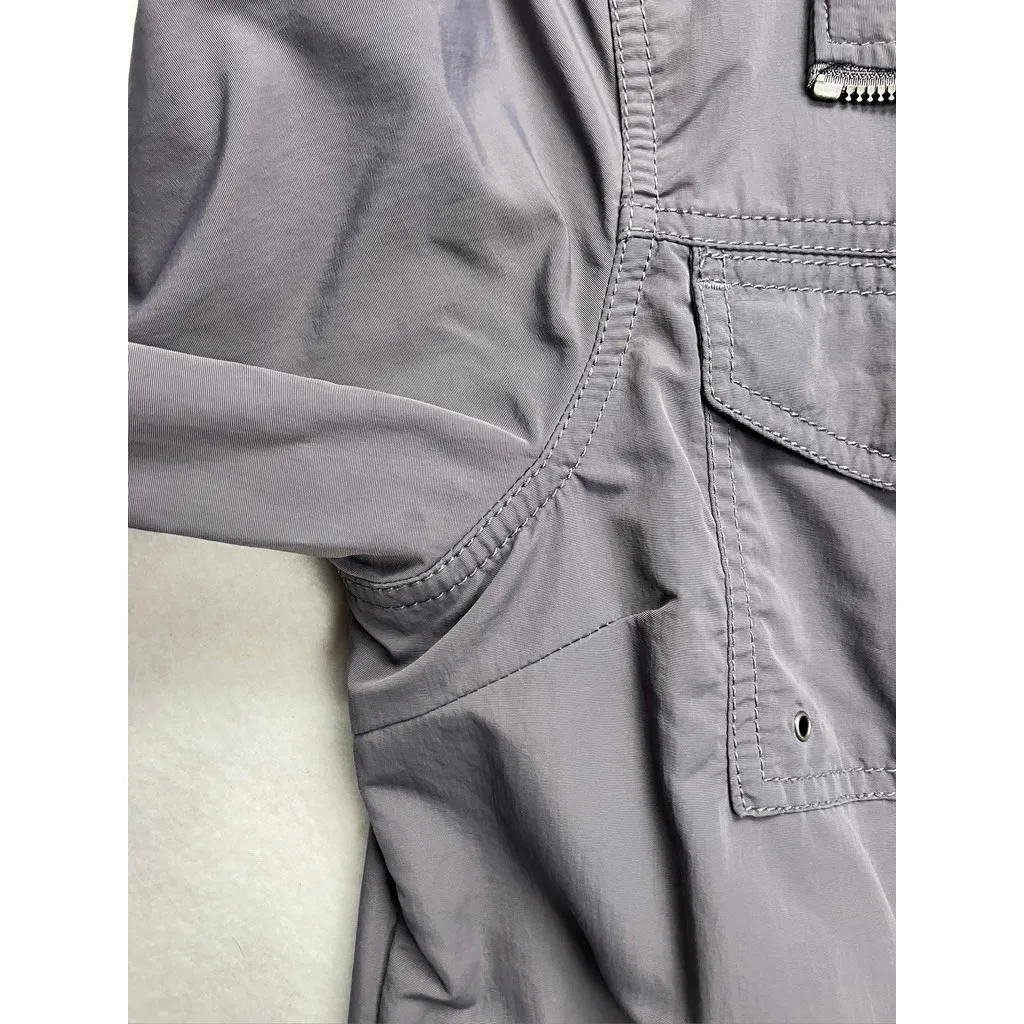 Columbia  Women's Grey Lightweight Zip Up Jacket Size Medium Outdoor - Image 9