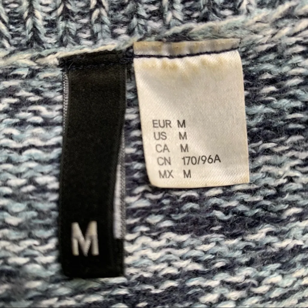 Divided by H&M blue marled cropped long sleeve sweater - Image 7