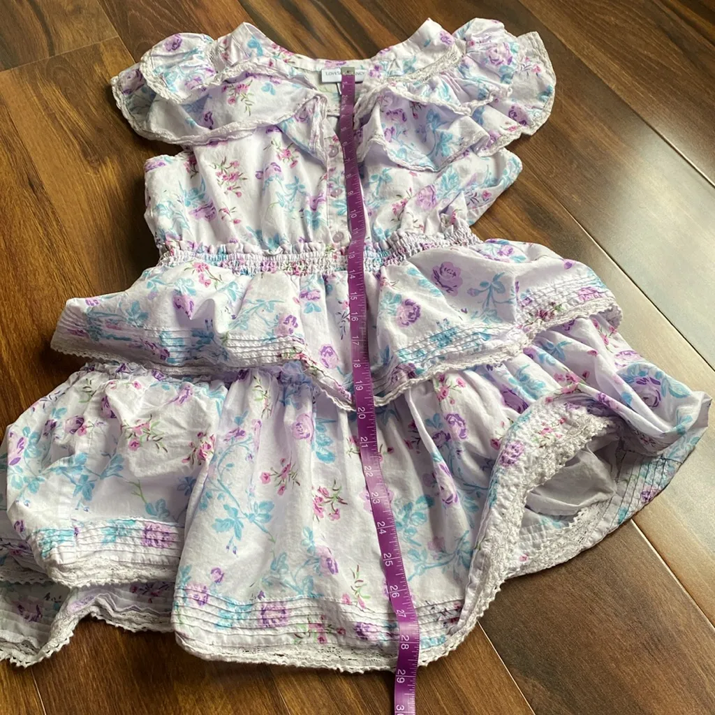 LoveShackFancy x Target Short Sleeve Mini Tiered Lace Dress - Image 12