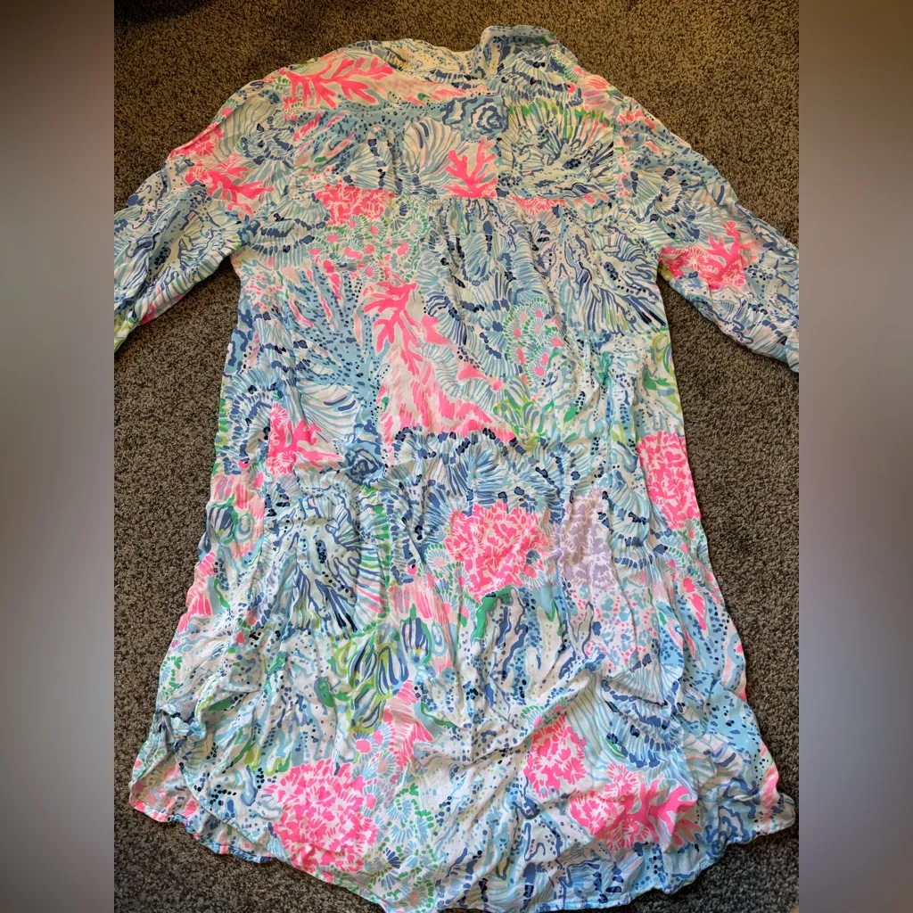 Lilly Pulitzer Shirtdress Coverup - Image 4