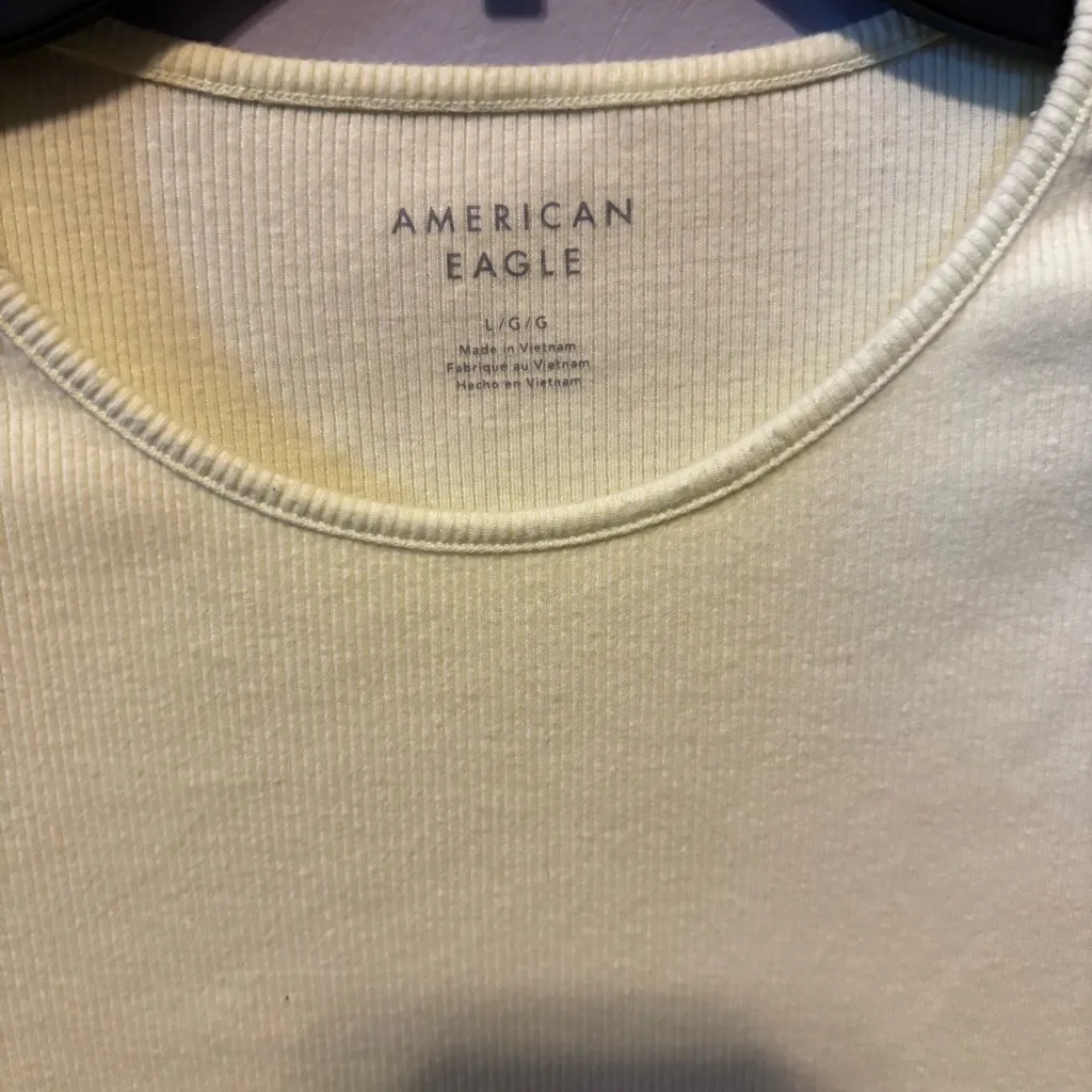 American Eagle Outfitters Light green Short Sleeve Tee Sz large - Image 2