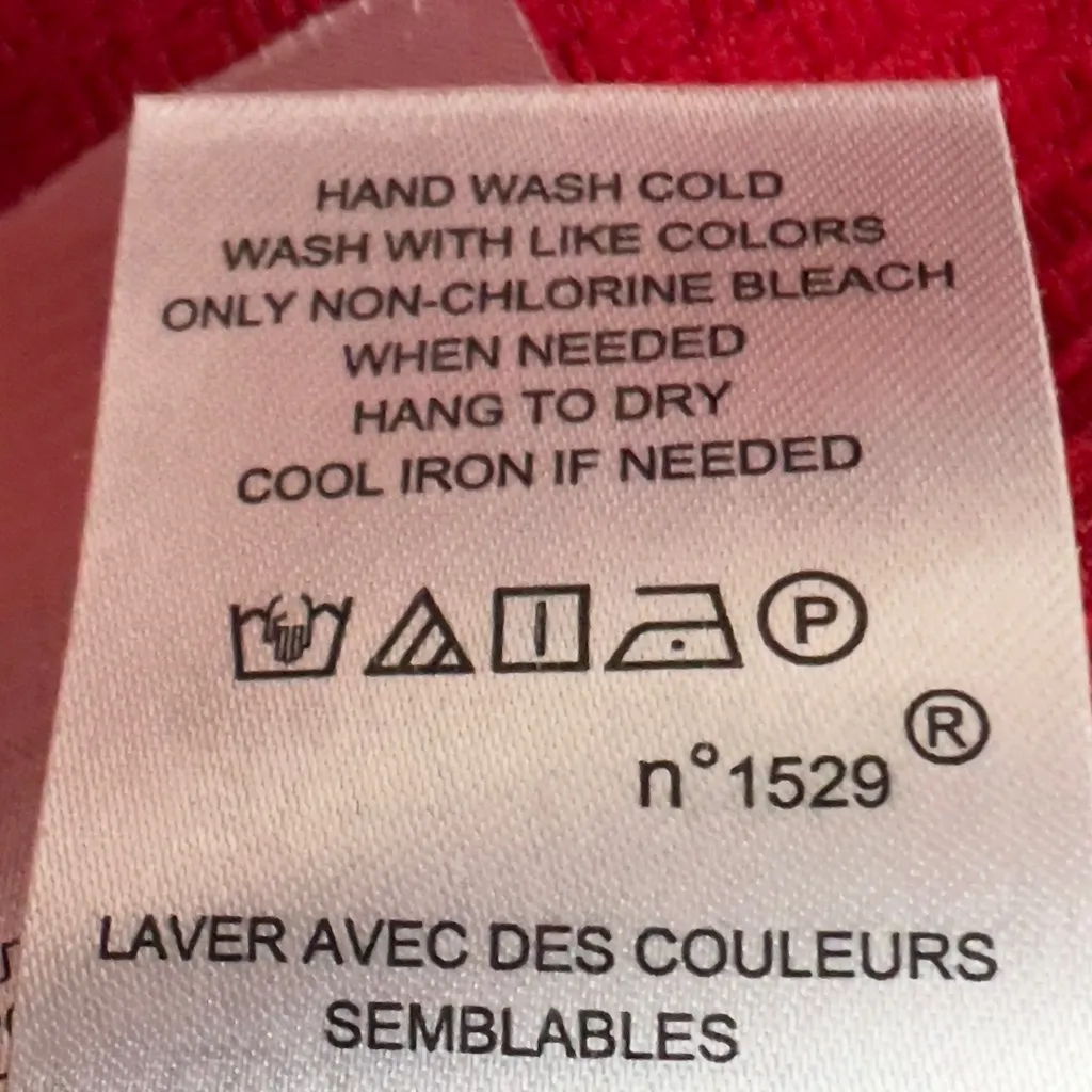 Lauren Ralph Lauren Size 8P Red 3/4 Sleeve B-Neck Shift Dress Back Zipper - Image 8