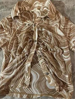 Button Down Sheer Top - Image 7