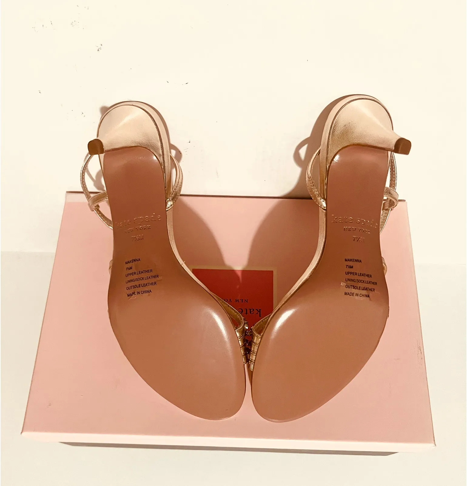 Kate Spade Metallic Gold Embellishment Heela - Image 7