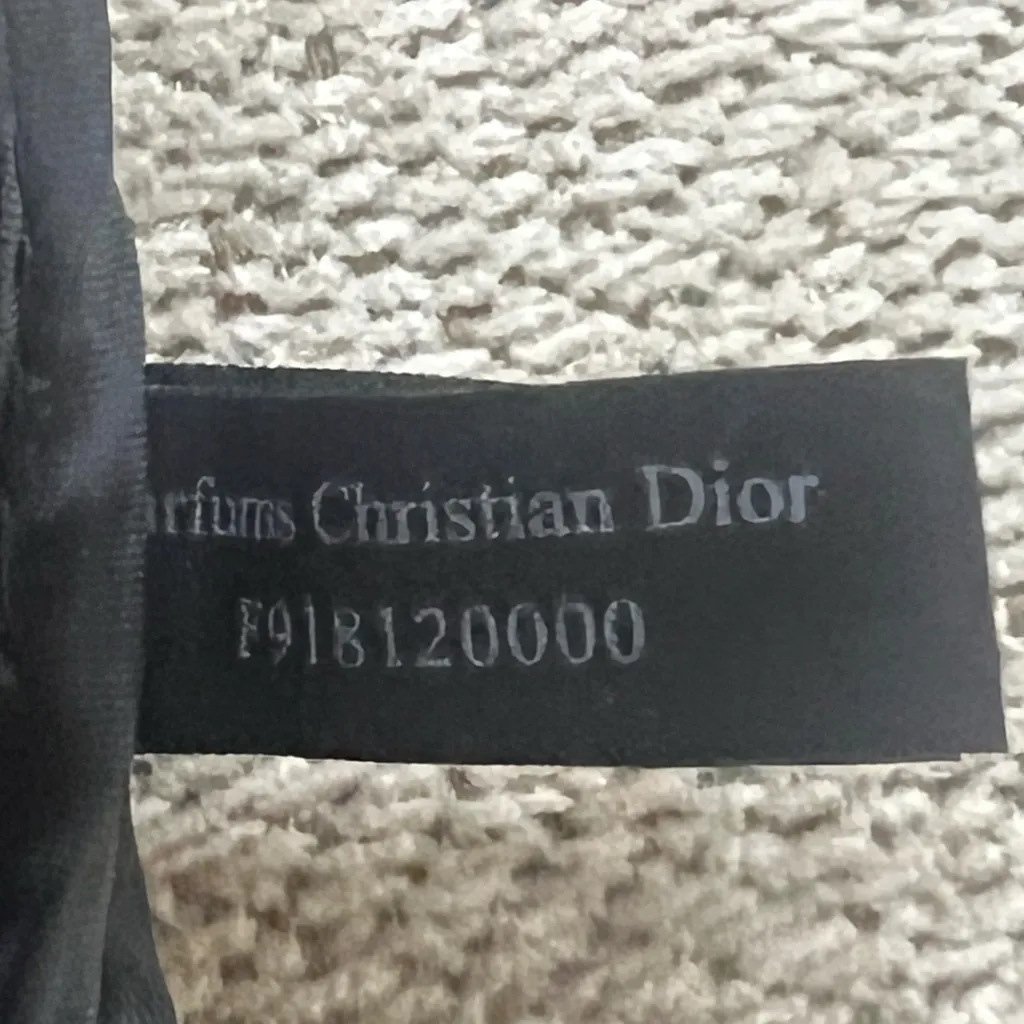 NWOT Vintage Tweed Dior Parfums Beaute Large cosmetic case - Image 6