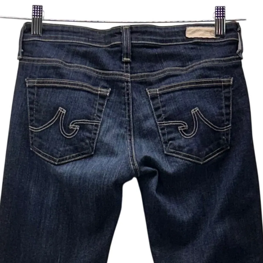 AG Jeans Charlotte Straight Leg Dark Wash Jeans 26 - Image 4