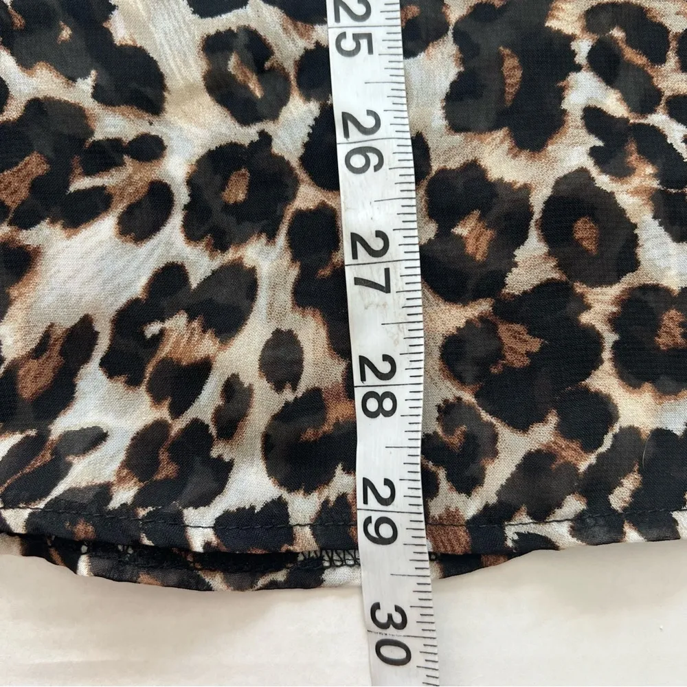 Wet Seal Sleeveless popover leopard print size xl - Image 9