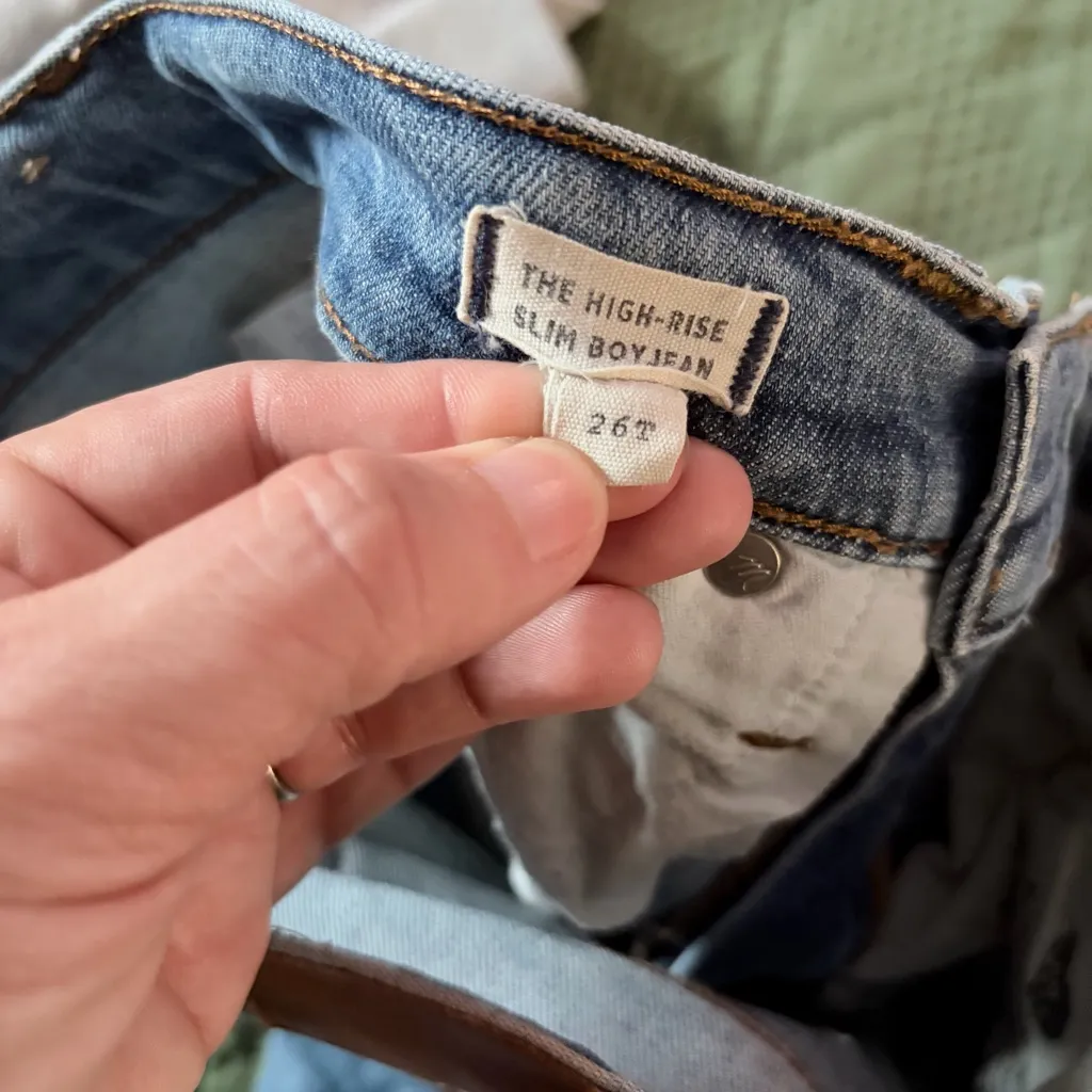 Madewell Women's High Rise Boy Jean - Image 6