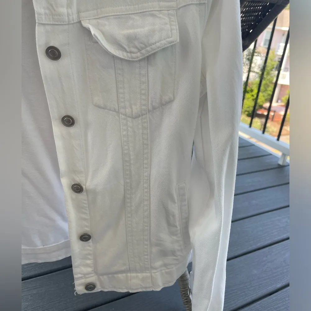 White Jean Jacket - Image 2