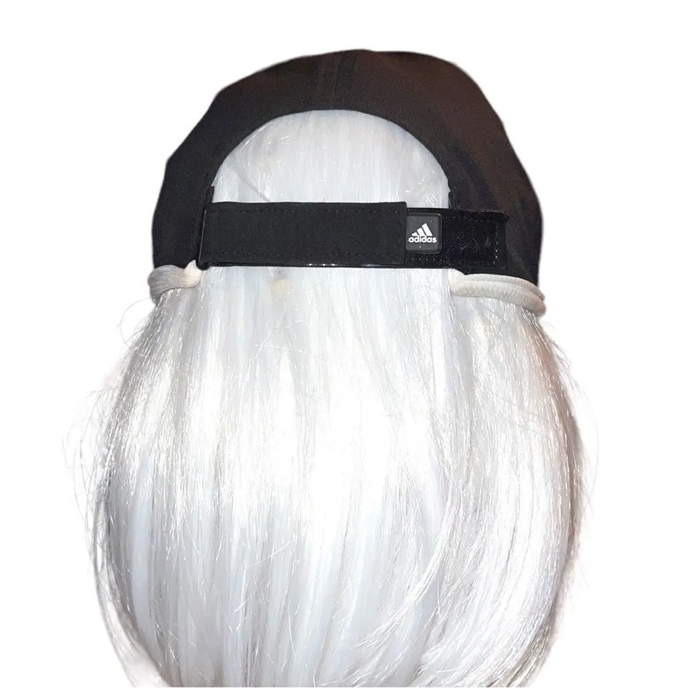 Adidas cute black lightweight cap with white trim! - Image 6