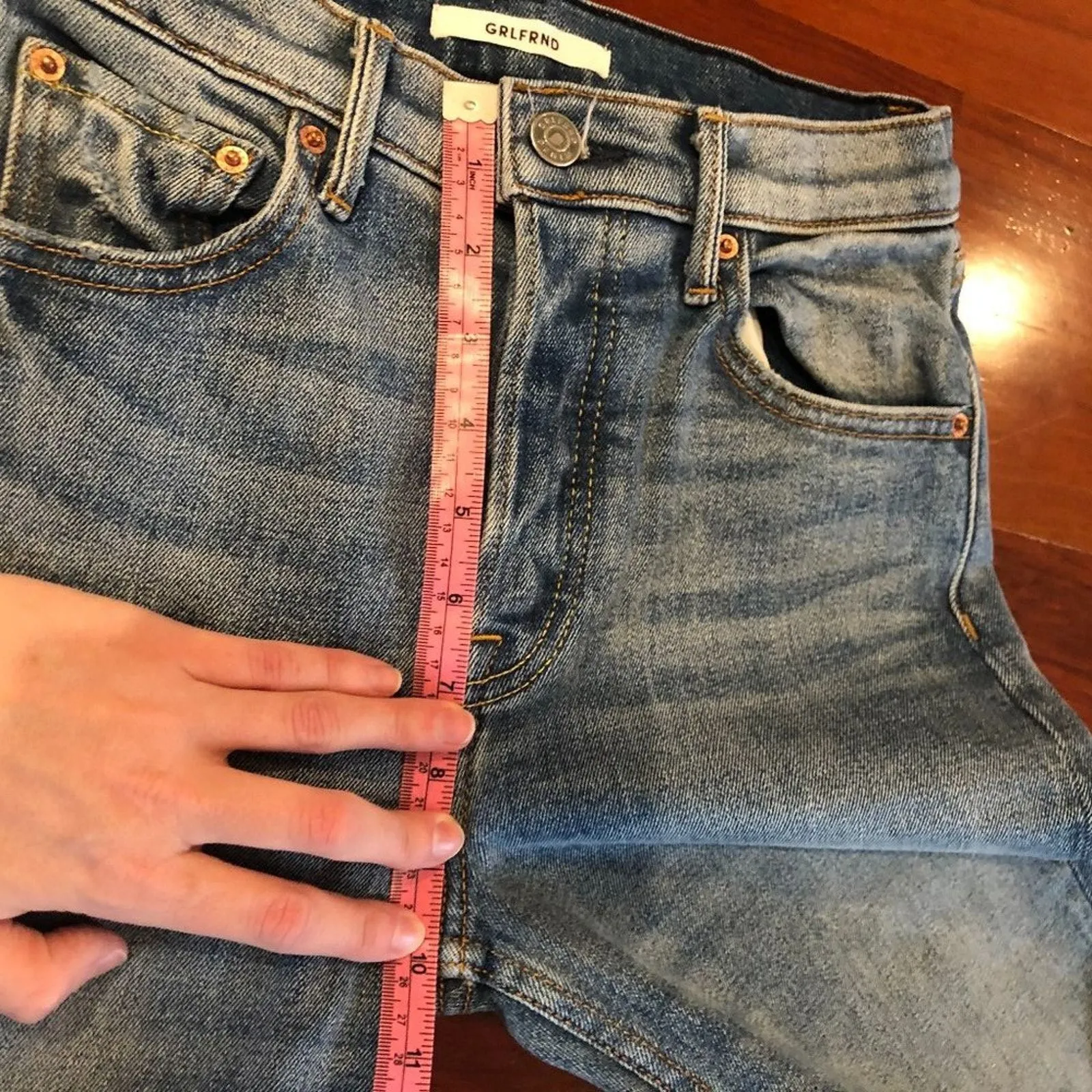 NEW GRLFRND Karolina Jeans Distressed Ripped Knee - Image 10