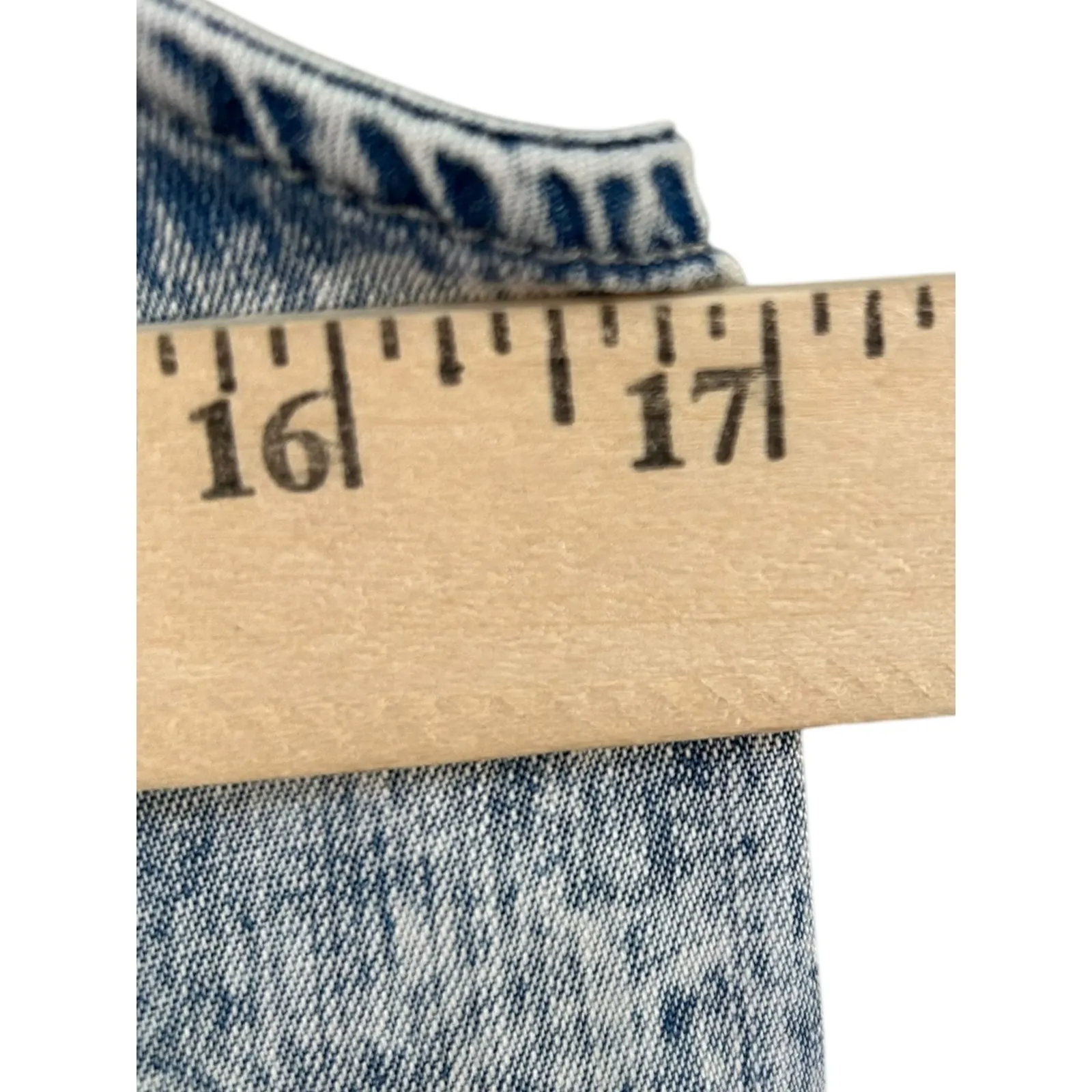 NWT Thread & Supply Acid Wash Carmel Midi Spaghetti Strap Slip‎ Dress Medium Blue - Image 9