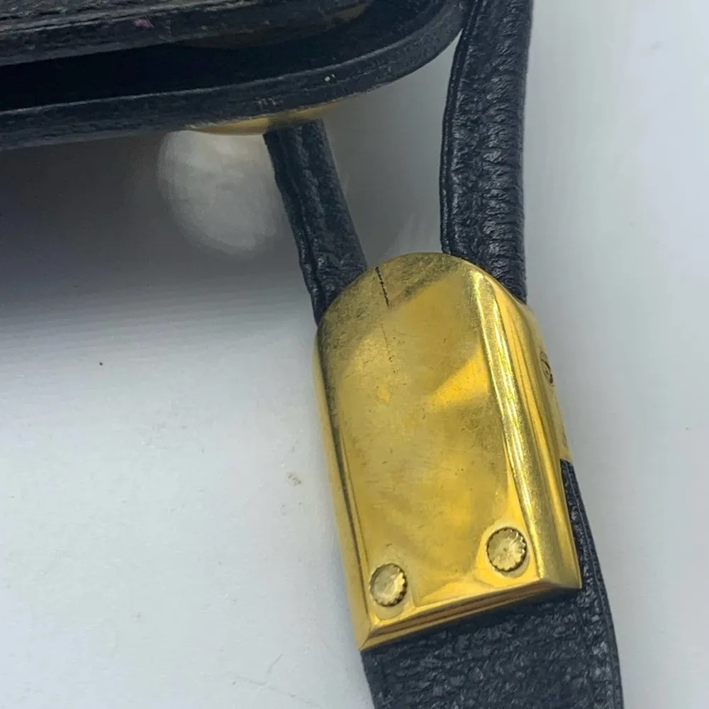 Christian Dior Black Leather Shoulder Bag - Image 13