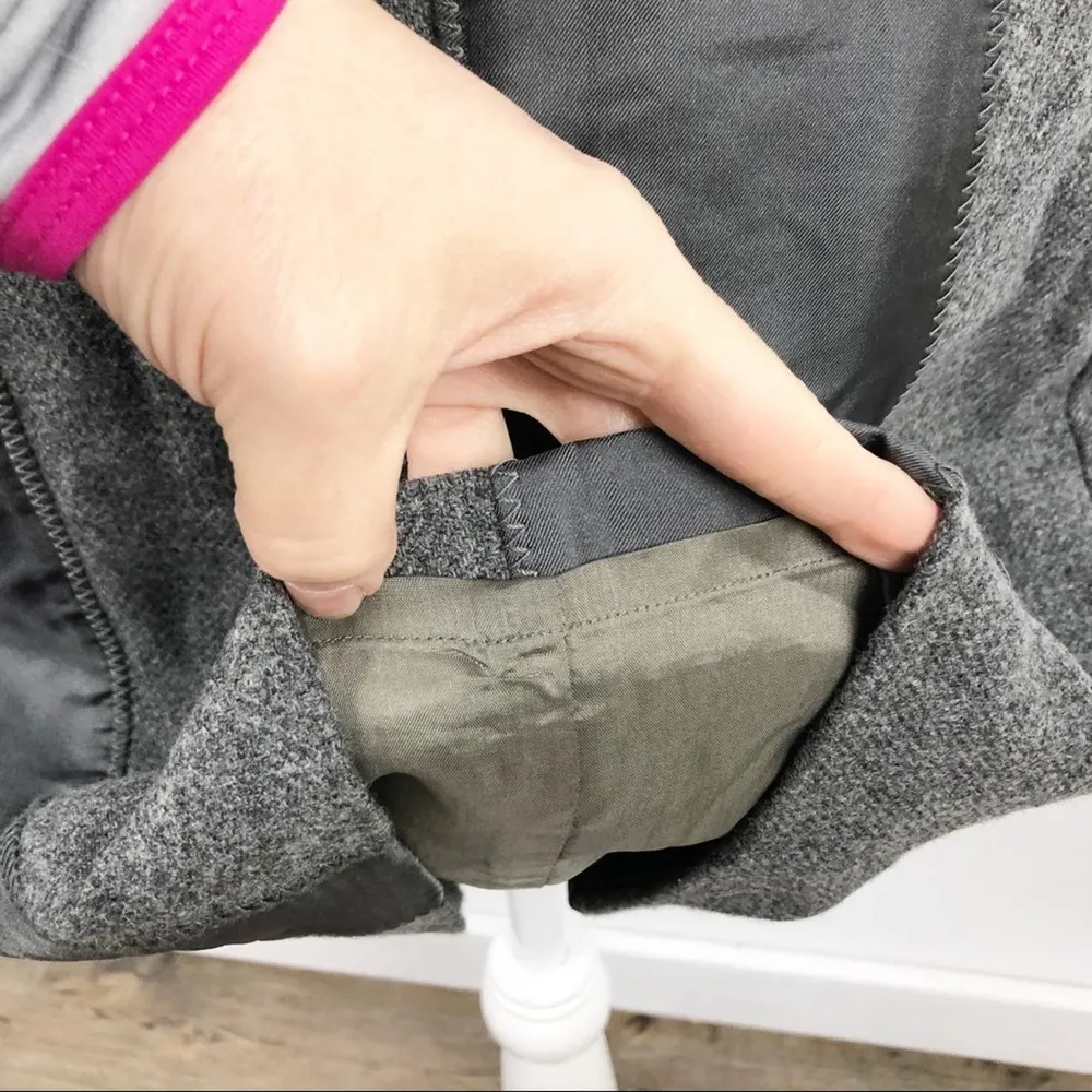 Susana Monaco Grey Wool/Silk Sleeveless Dress 6 - Image 16