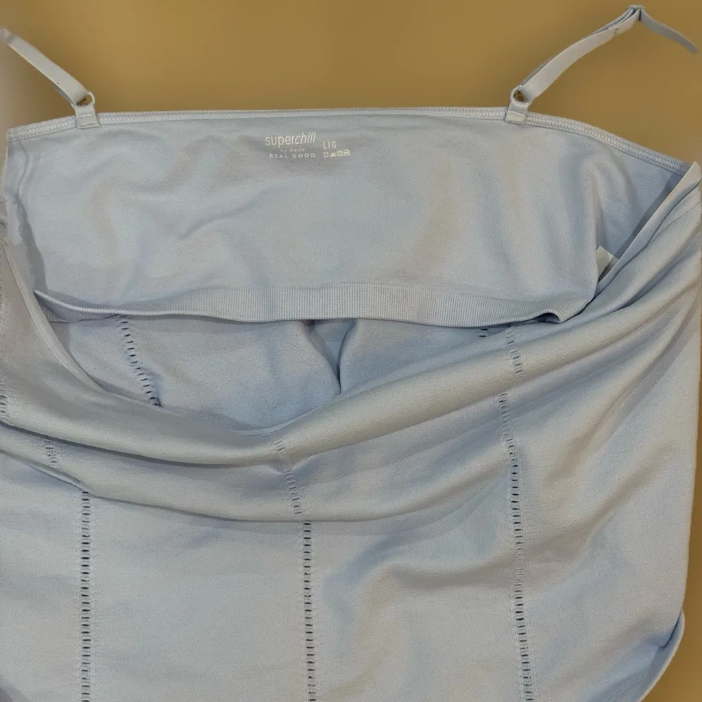 Aerie Super Chill Large Light Blue Corset Cami Stretchy - Image 3