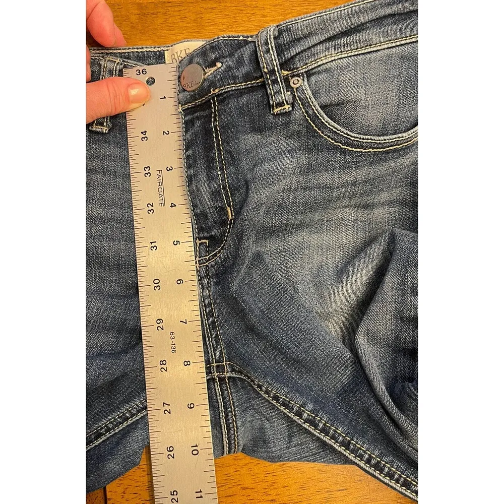 BKE Jeans Payton Straight Medium Wash Denim 27” The Buckle Low Rise 29.5”inseam - Image 8