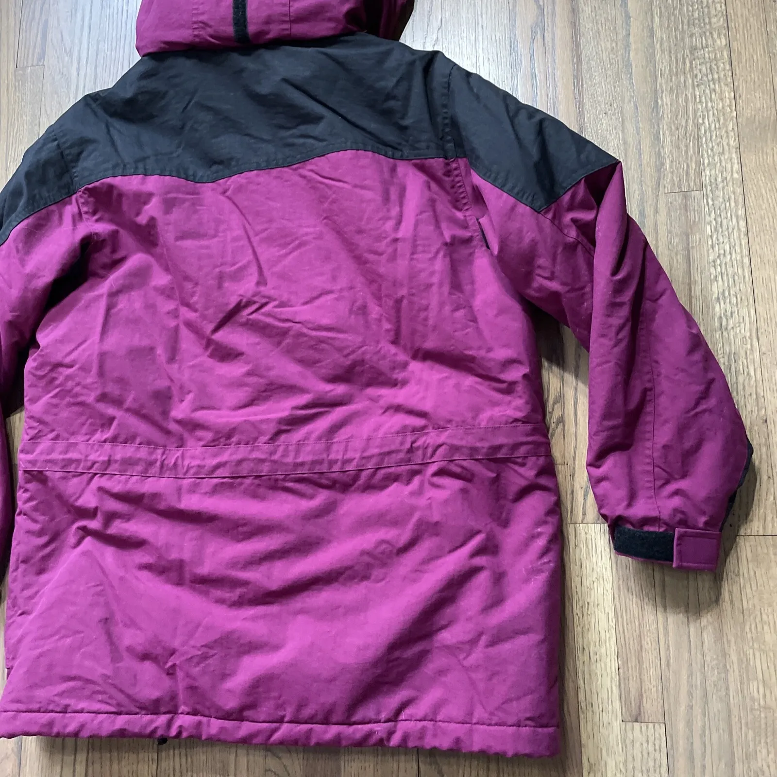 Vintage L.L.Bean Jacket Women's M Gorpcore 1990s Full Zip Hooded Purple Outdoor Size M - Image 13