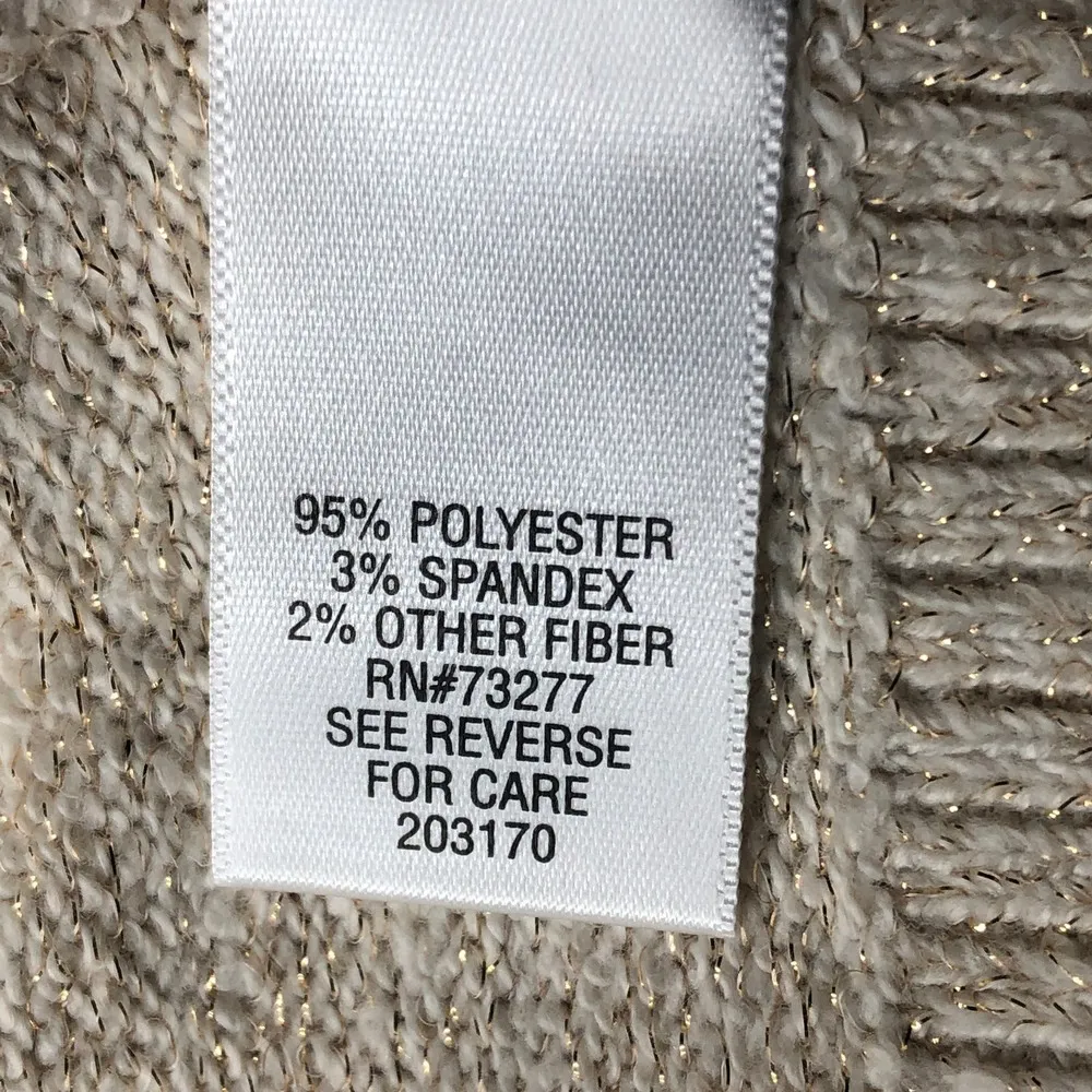 Oatmeal Off the Shoulder Tunic Dress - Size Large - Image 7