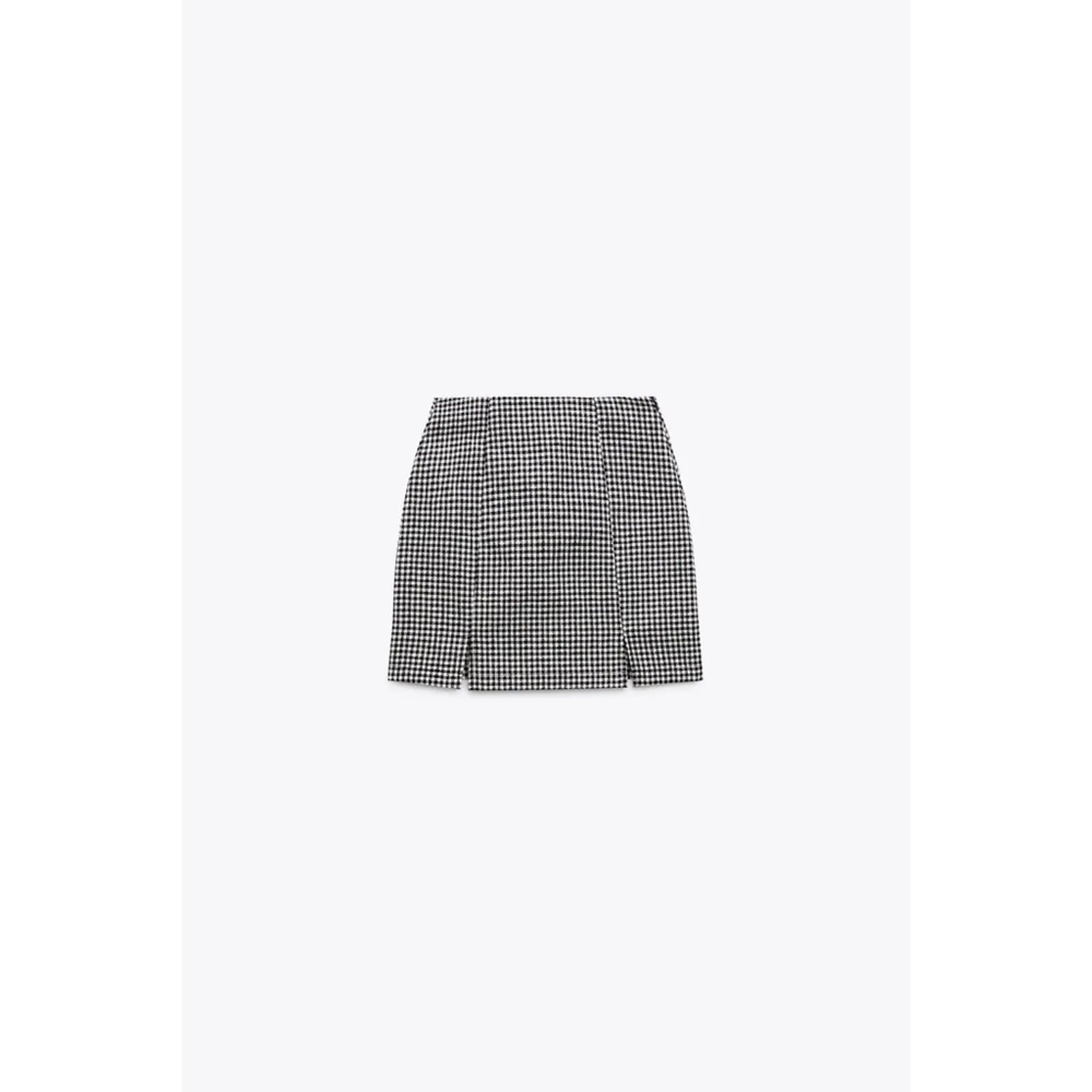 ZARA  Plaid Slit Mini Skirt - Image 3