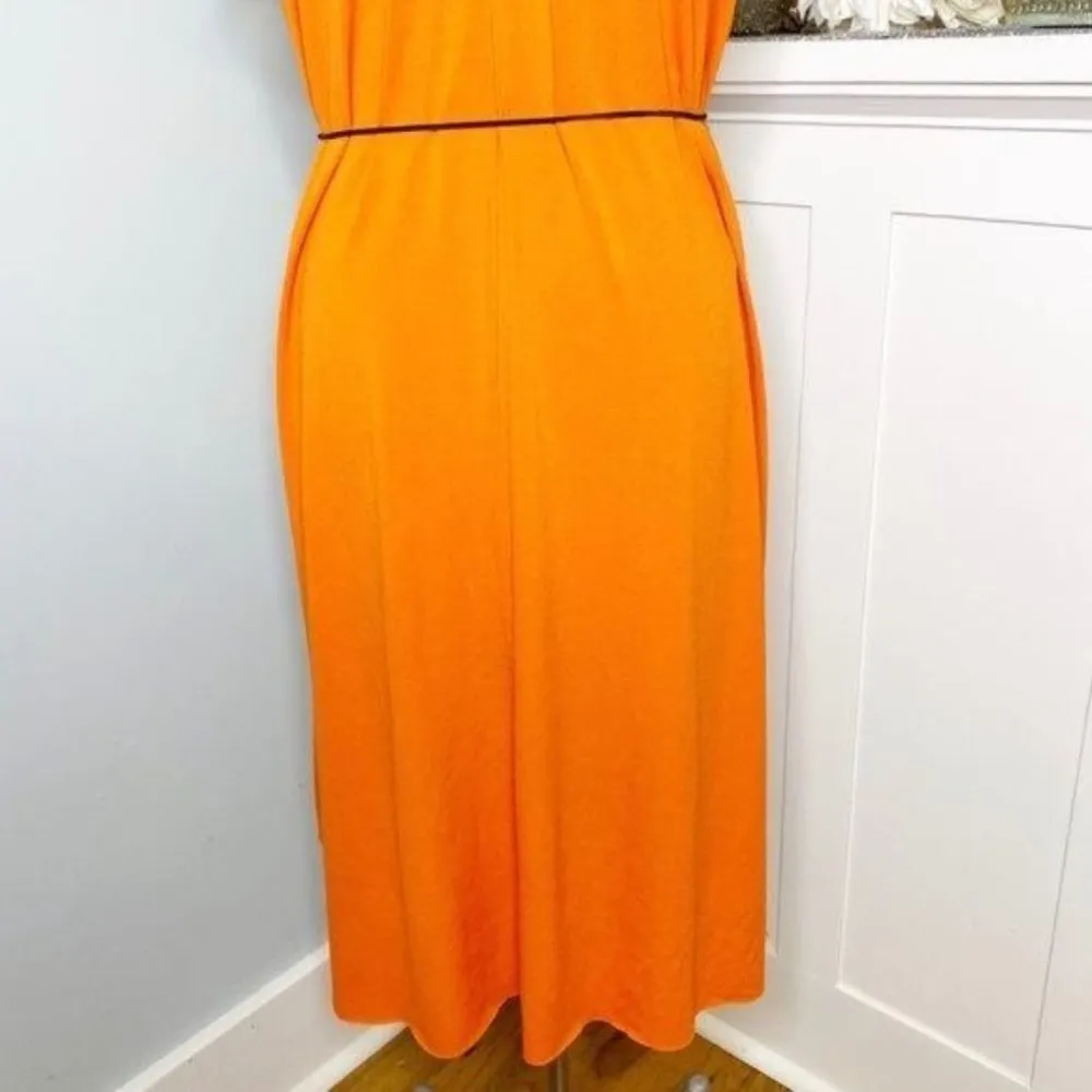 Lane Bryant Short Sleeve Shift Dress Orange 18 20 Nwt - Image 9