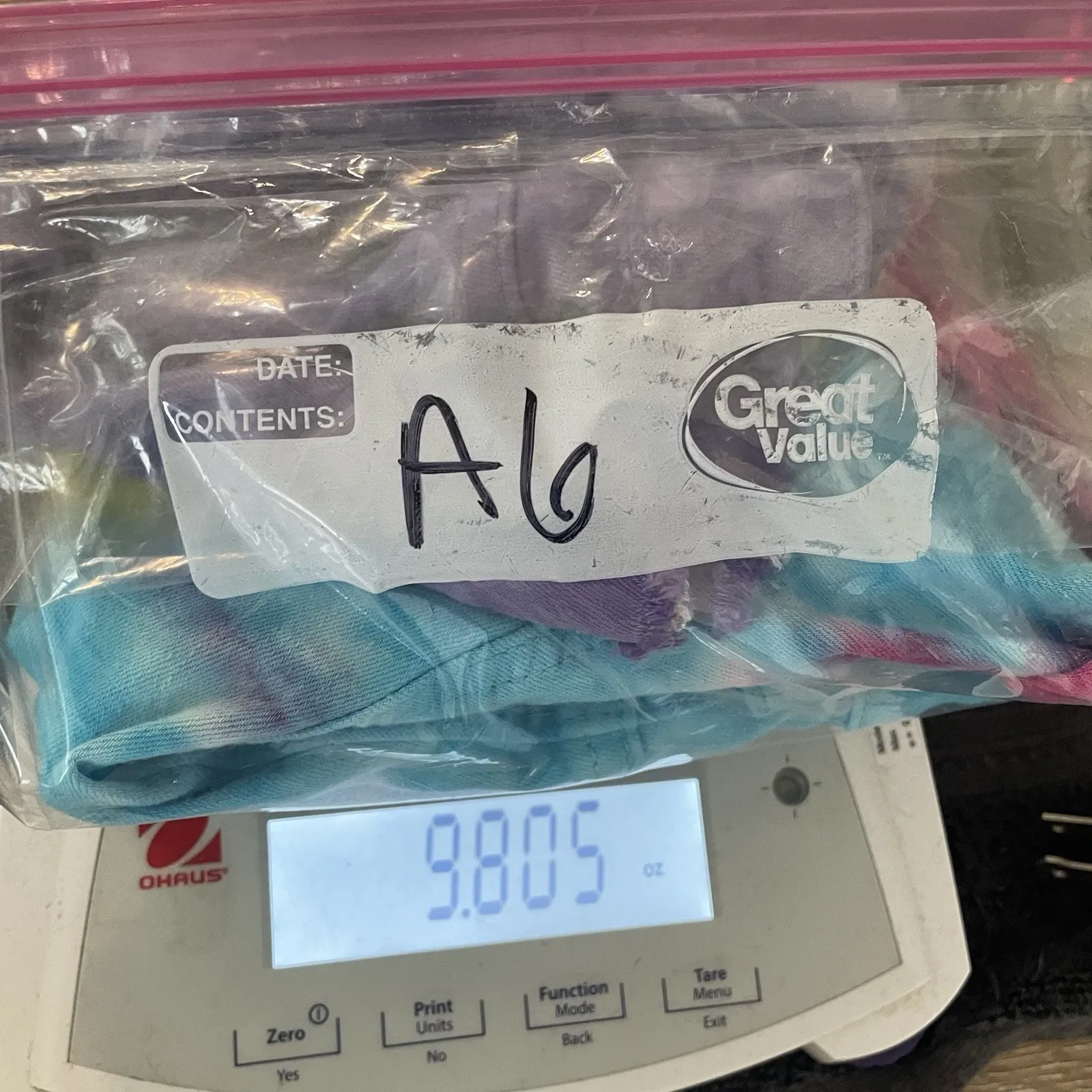 Judy Blue Tie Dye Cut Off Jean Shorts Hippie Los Angeles‎ Size L - Image 8