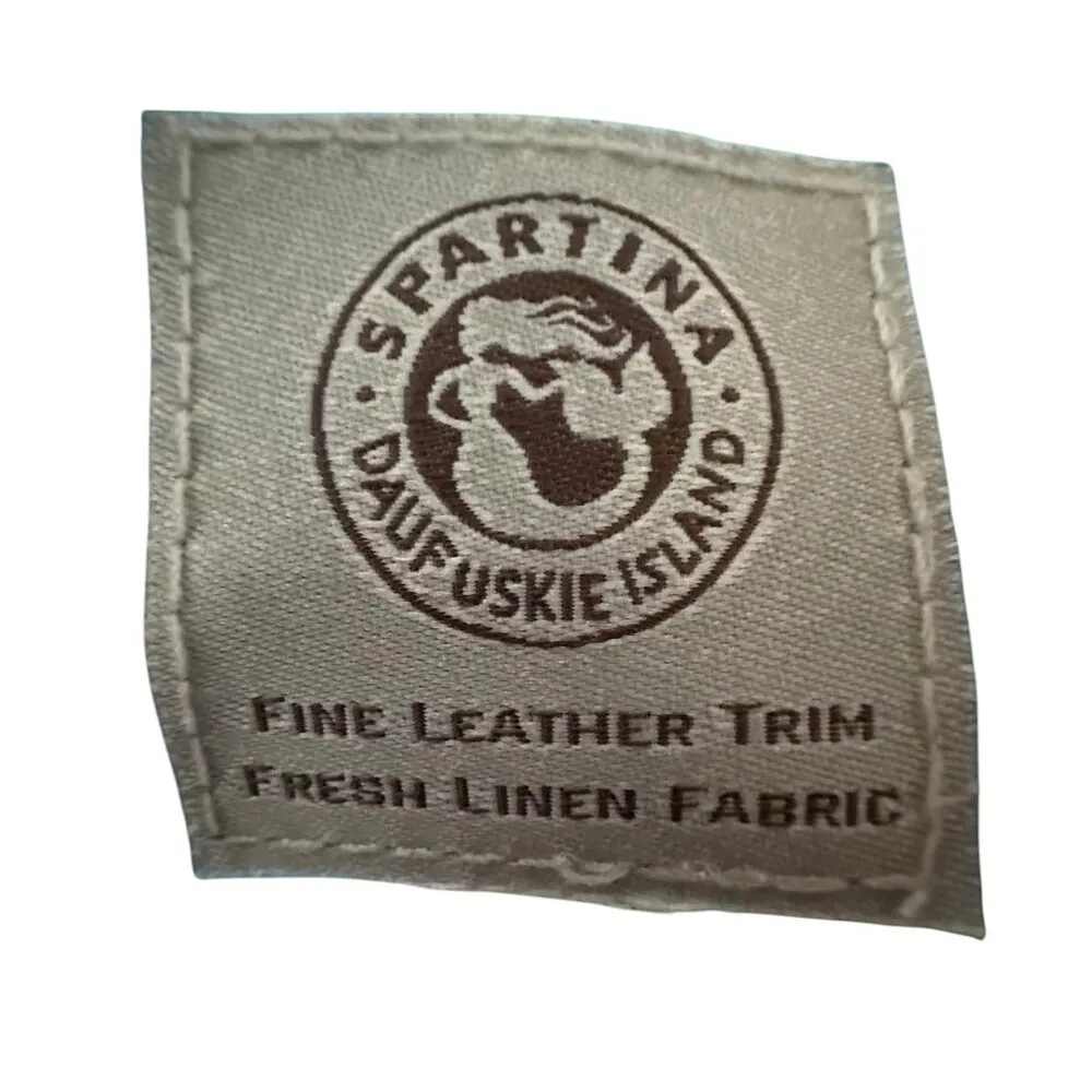 Spartina 449 Cosmetic Makeup Bag Small Tote Floral Zipper Compartments R… - Image 9