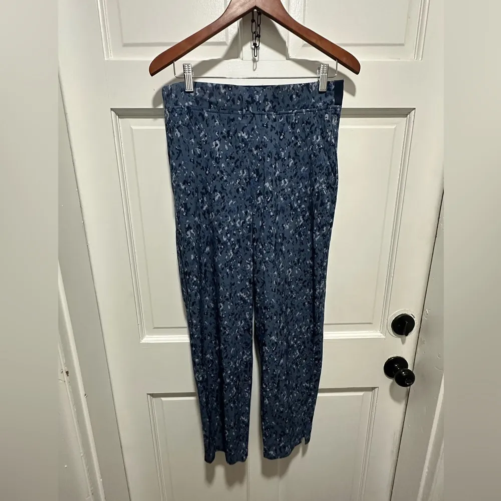 Athleta Brooklyn Ankle Pant size 10 Captivate Chrome Blue EUC - Image 3