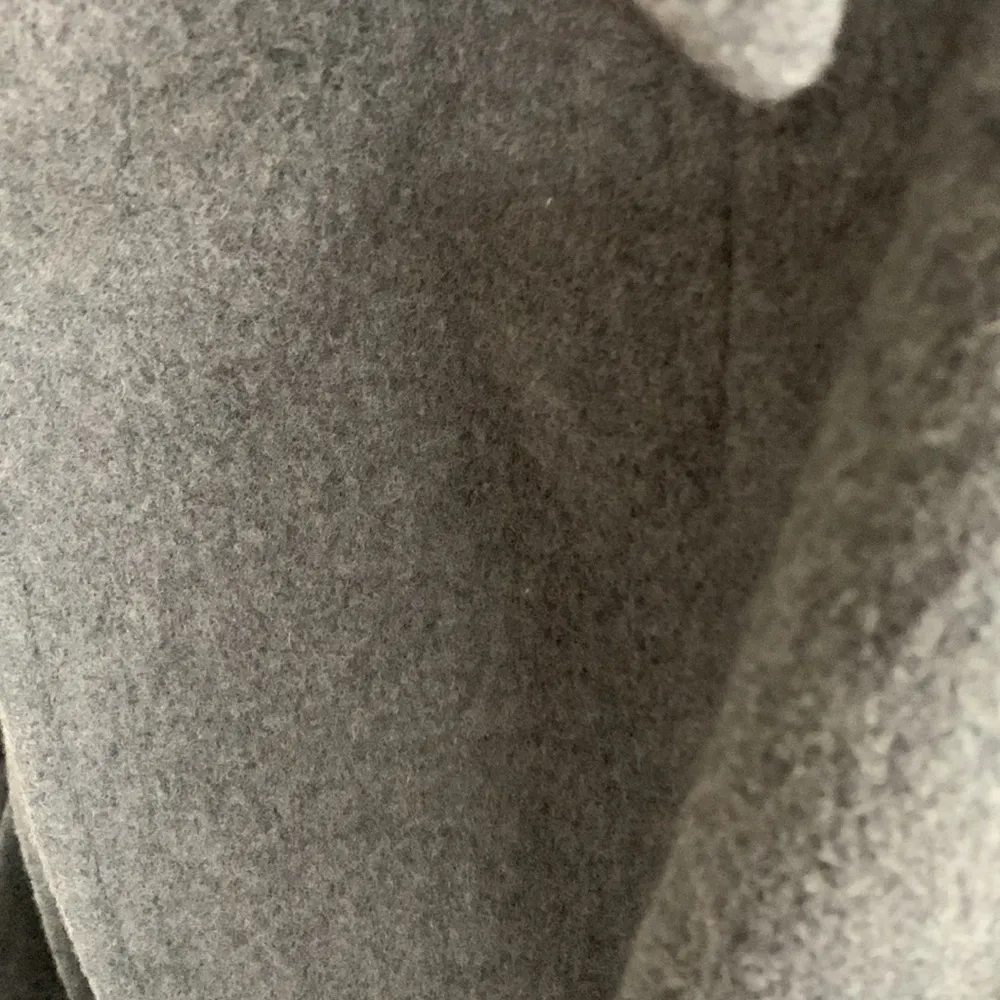 Vintage Pendleton 100% Pure Virgin Wool Gray Trench Coat with Belt Size 14 - Image 8