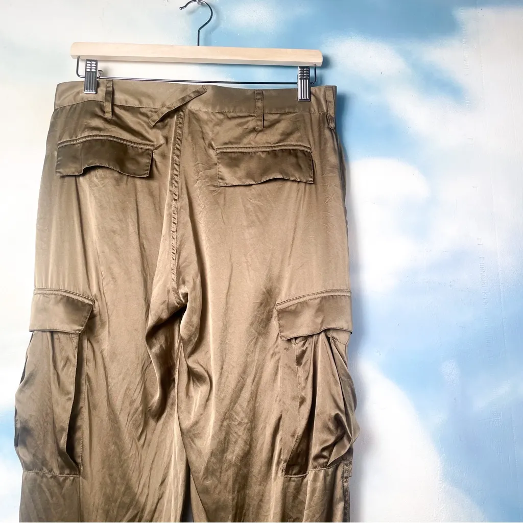 Joie  satin cargo pants - Image 2