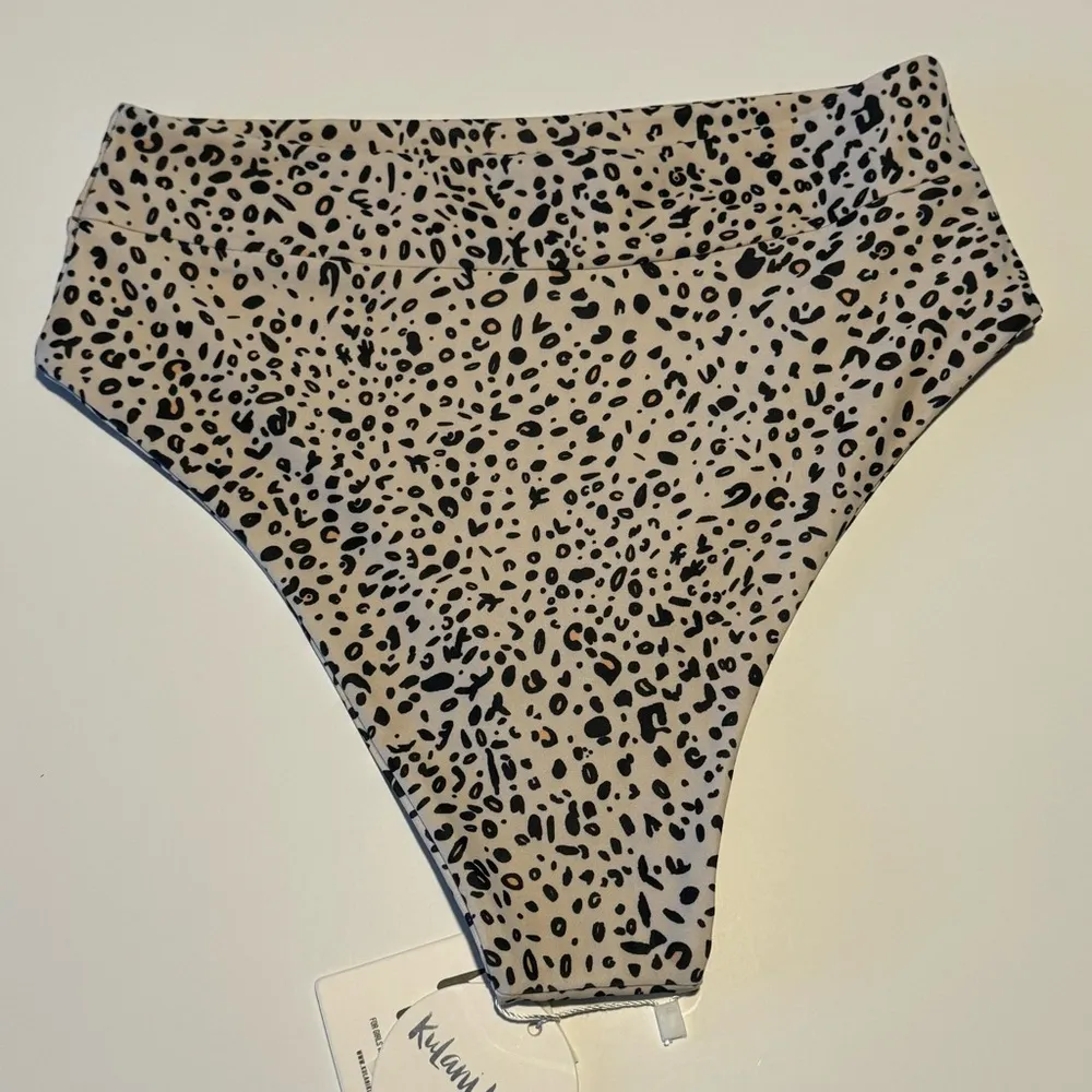NEW Kulani Kini’s Leo Bikini Set Leopard Spots Sz Small - Image 7