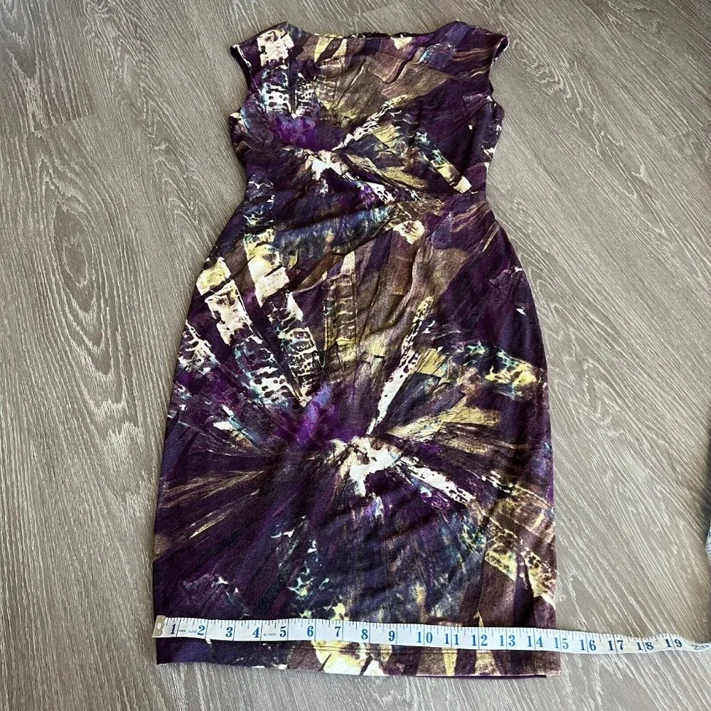 Suzi Chin For Maggy Boutique Dresss Size 2 Purple - Image 7