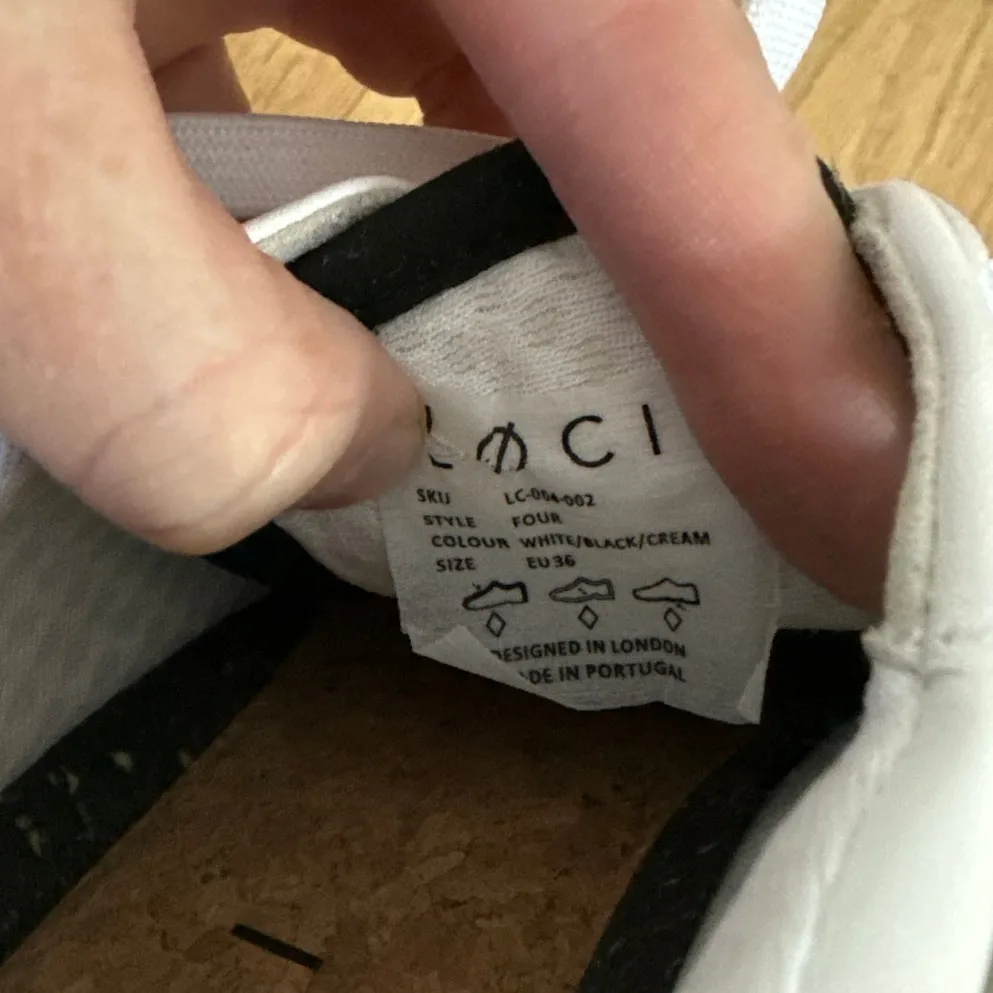 Loci Sneakers Neo Size EU36 White Black - Image 6