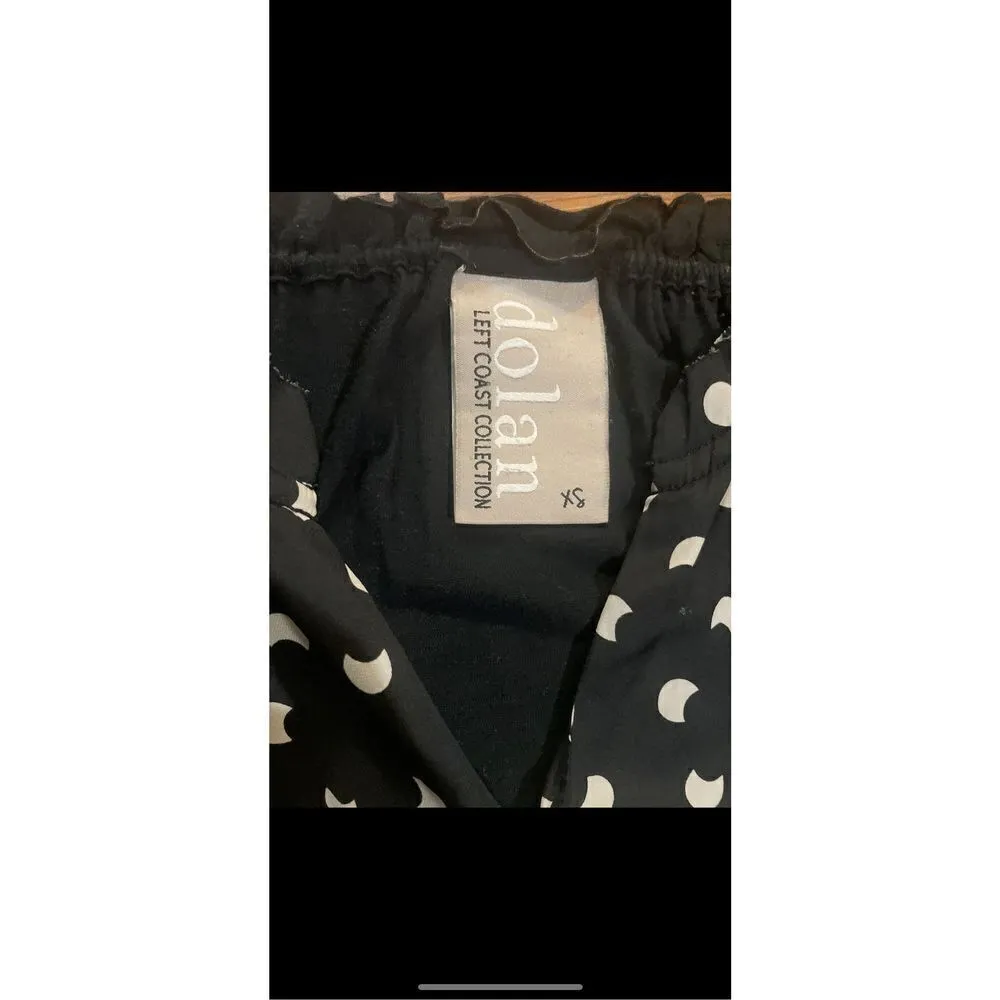 ANTHROPOLOGIE Dolan Left Coast Alcine Printed Ruffle Moon Print French Q… - Image 5