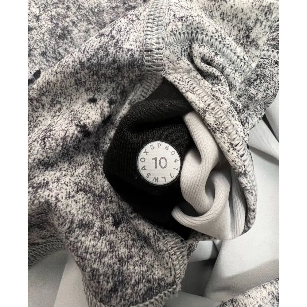 Lululemon  Marble Grey Athletic Leggings - Image 3