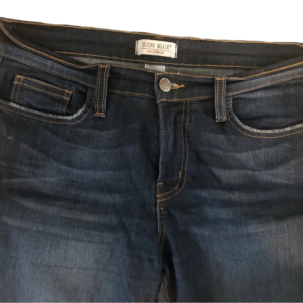 Dark Blue Denim Skinny Ankle Jean 11/30X30 5 Pocket #8390 Casual BTS - Image 3