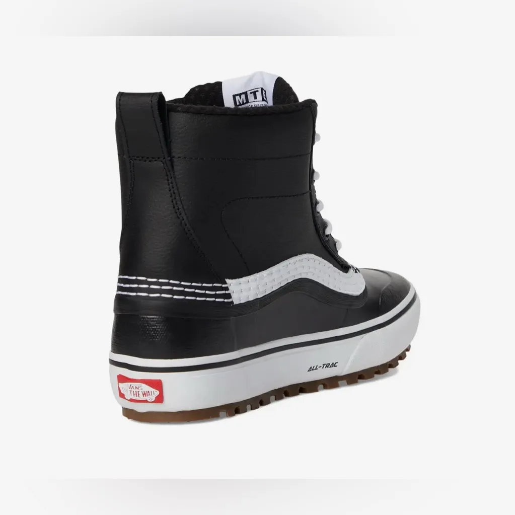 Vans U MTE™ Standard Mid Waterproof women’s SIZE 10 NEW BLACK/ White in color - Image 4