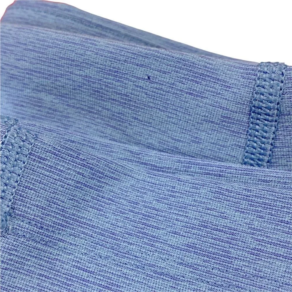 Outdoor Voices Warm Up Crop Leggings Blue Medium Gym Yoga Pants - Image 5