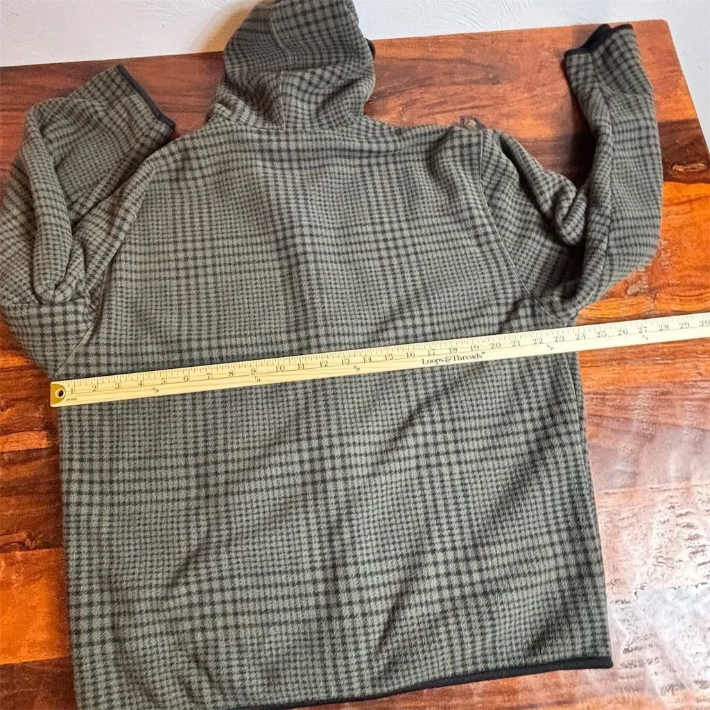 White Sierra Women's Plaid Jacket Size L Green Fleece Lined Vintage - Image 7