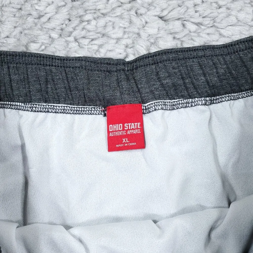 Ohio State Athletic Apparel Buckeyes NCAA OSU Women's Shorts Size XL Gray Lined - Image 4
