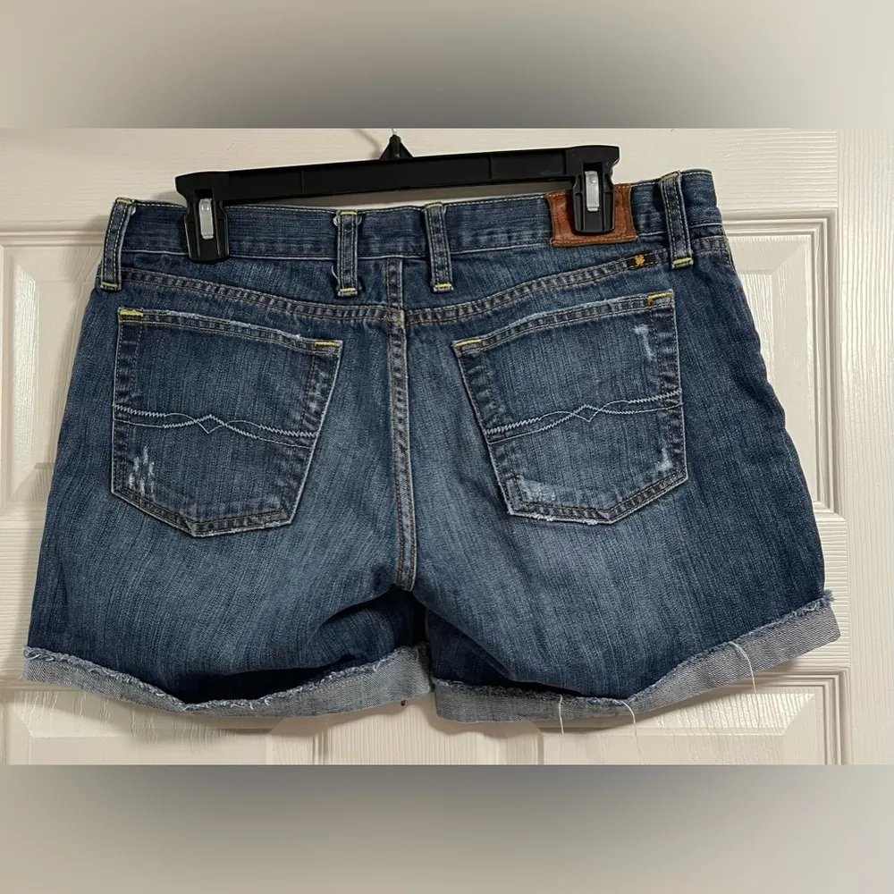 Lucky Brand Women’s Riley Cut off Denim Shorts Size 28 - Image 4