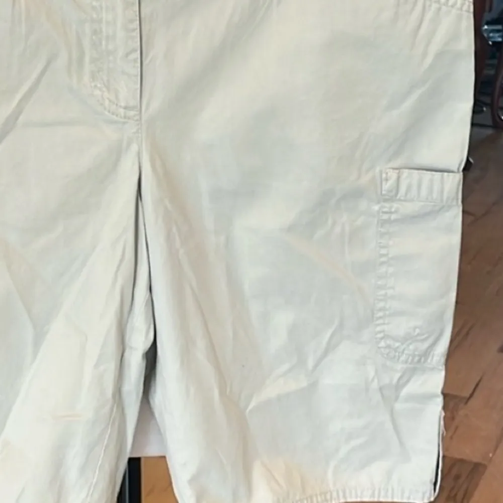 Anne Taylor LOFT Khaki Shirts Cargo Bermuda - Image 3