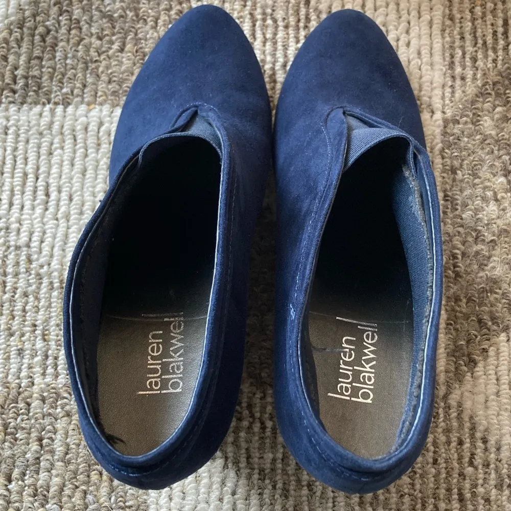 Lauren Blakwell blue wedges - Image 5