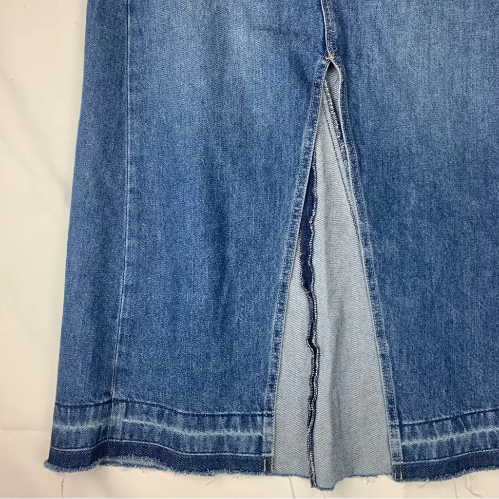 GAP size 26 2 maxi denim skirt womans casual ankle jean preppy mom - Image 7