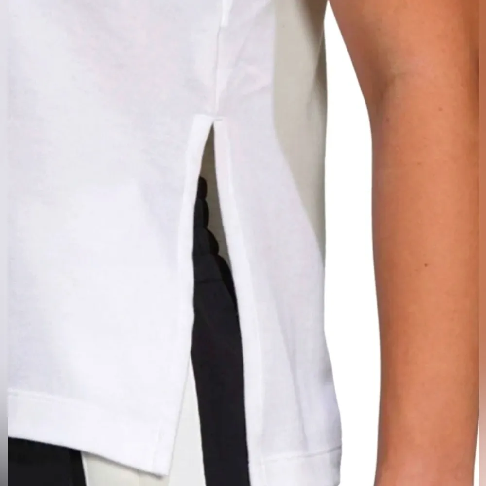 Women's Adidas Sportswear Graphic Logo Shorter Length T- Shirt - Image 2