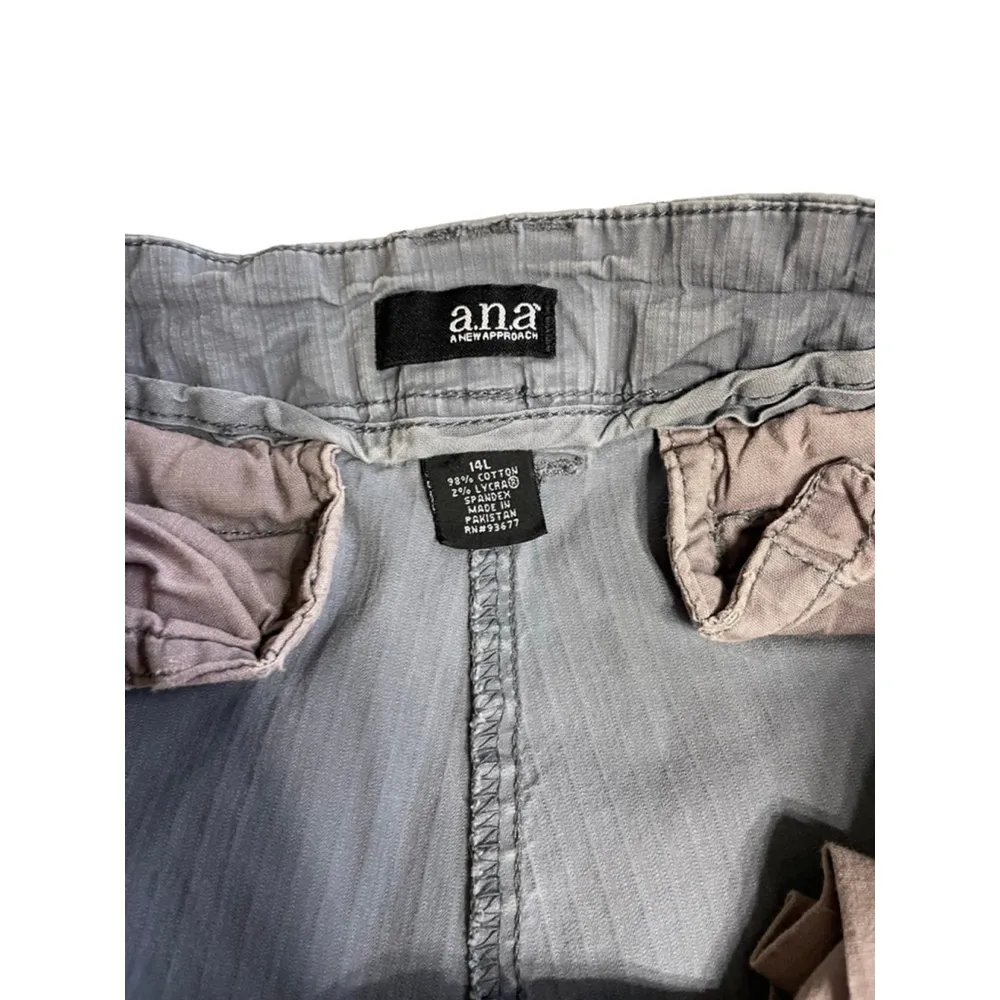 Women's ana Pants, Size 14L, Grey - Image 3