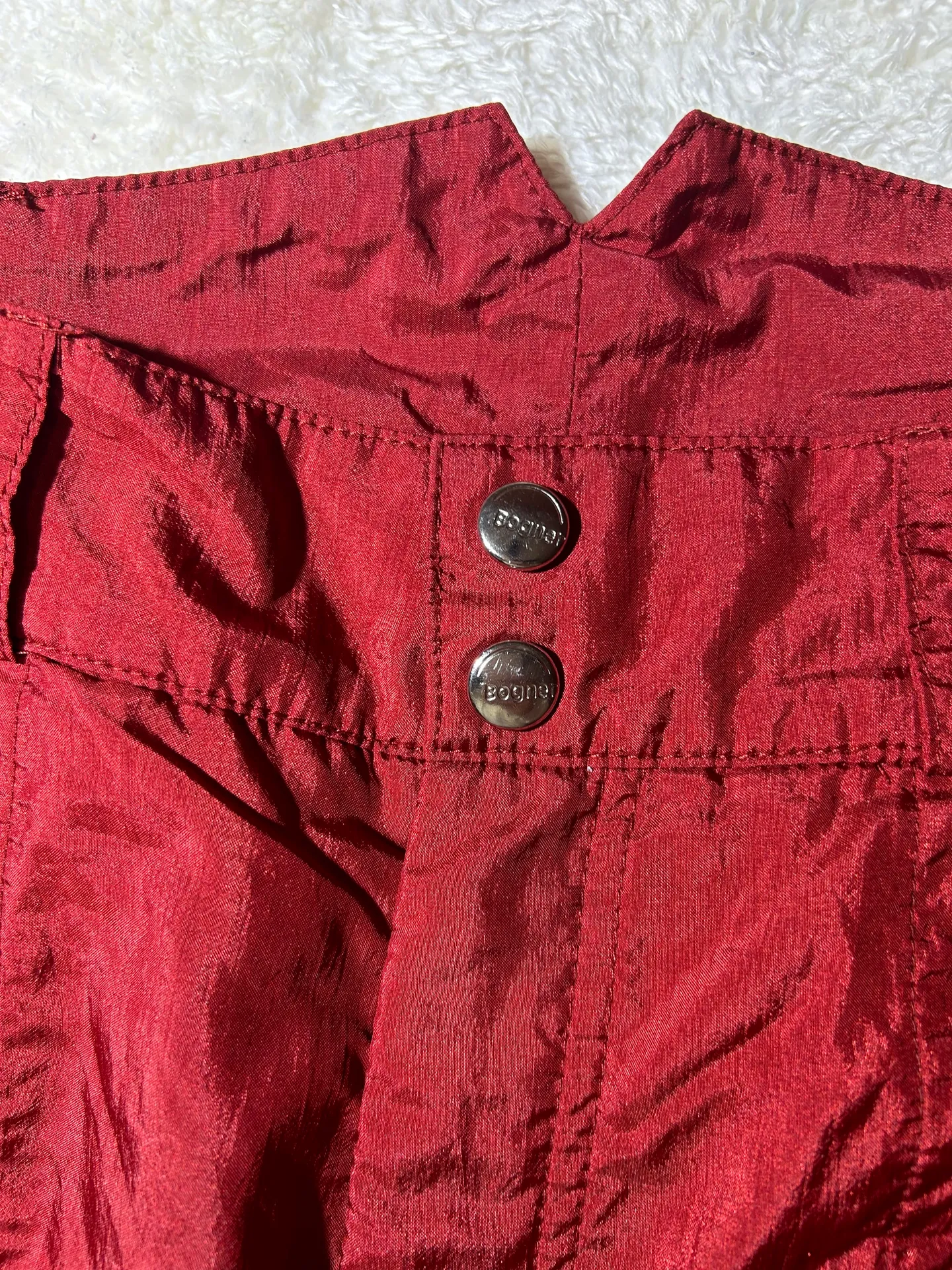 RARE Bogner Red Pants Size Small - Image 4